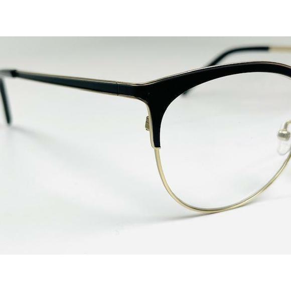 NEW OSCAR by Oscar De La Renta OSL-723 001 Black & Gold Eyeglasses 53/17/140 main image 4